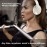 [Wireless ANC Active Headphones] LIFEBEE Active Noise Cancelling Over-Ear Headphones, Wireless ANC Earbuds with Touch Control, Condenser Mic, Lightweight Plastic Semi-Open-Back Design, Sports & Exercise Compatible, Rechargeable Lithium Polymer Battery, Volume Control, Noise Cancelling for Travel & Office