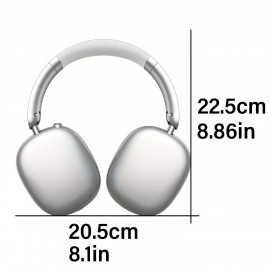 Over Ear Wireless Headphones Noise Canceling Hi-Res Audio, 48H Playtime, Foldable, Breathable Soft Earpads