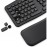 Redragon BS7162 Wireless Keyboard and Mouse Combo 108 Keys 2 4Ghz Wireless Low Profile Membrane Keyboard w Sloping Comfy Design Wrist Rest 4000 DPI Max Ergonomic Mouse