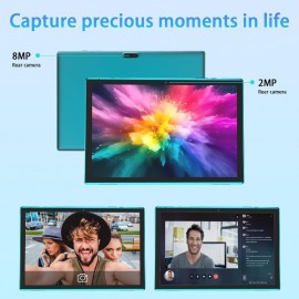 10 inch Tablet with Keyboard 2 in 1 Tablet Android 14 Tablets Include Case Mouse Stylus 6000mAh battery 8GB+64GB Support 1024GB Expandable 10.1 Tableta 2MP+8MP Dual Camera WiFi6 Bluetooth Tab PC