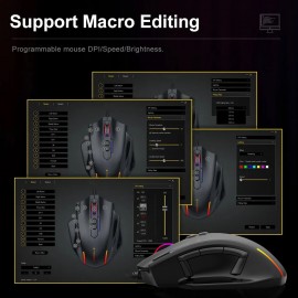 1pc Wired RGB Gaming Mouse - Ergonomic Right-Handed Design, 5 DPI Sensitivity Levels, RGB Lighting with Colors, Plug & Play - PC/Laptop Computer Mouse, Compatible with 10 (Ideal Gift for Gamers, Birthdays &