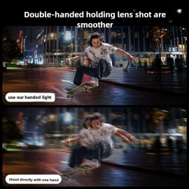 Smartphone Video Rig with Light, Cell Phone Handheld Stabilizer with Ring Light 8500k Selfie Light for Filmaking Live Steam Tiktok YouTube Video Recording, with high capacity Build-in Battery, Selfie Stick for Phone, Live Streaming Setup, Selfie Lighting, Portable Rig, Lightweight Stabilizer, Reliable Performance, Durable Build, Smartphone Accessory, Video Lighting, Streamers, Social Media Creators