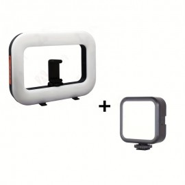 Smartphone Video Rig with Light, Cell Phone Handheld Stabilizer with Ring Light 8500k Selfie Light for Filmaking Live Steam Tiktok YouTube Video Recording, with high capacity Build-in Battery, Selfie Stick for Phone, Live Streaming Setup, Selfie Lighting, Portable Rig, Lightweight Stabilizer, Reliable Performance, Durable Build, Smartphone Accessory, Video Lighting, Streamers, Social Media Creators