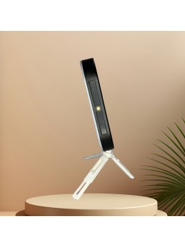 Smartphone Video Rig with Light, Cell Phone Handheld Stabilizer with Ring Light 8500k Selfie Light for Filmaking Live Steam Tiktok YouTube Video Recording, with high capacity Build-in Battery, Selfie Stick for Phone, Live Streaming Setup, Selfie Lighting, Portable Rig, Lightweight Stabilizer, Reliable Performance, Durable Build, Smartphone Accessory, Video Lighting, Streamers, Social Media Creators