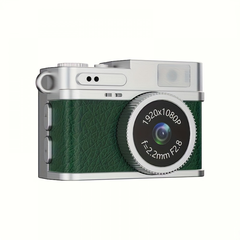 [Mini Camera] An Exquisite And Cute Mini Camera, a Small Portable Photography Gadget. This Retro, Mini Wearable Photography Device Comes. It Features Switchable Filters, a Flash, And Video Recording Capabilities, Equipped with a 0.96-Inch IPS Screen And an LED Fill Light. It Is an Essential Choice for Holiday Gifts And Birthday Presents, Portable Camera, Travel Photography, Compact Camera, Mini Gadget, Retro Design, Durable Construction, Highquality Lens, Without memory card