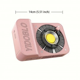 100W Bicolor COB LED Video Pocket Light with Bowens Mount, 10000Lux/m 2700K-7500K Bi-Color Camera Light with 10 Scenario Simulations Control Continuous Lighting for Photography, Lightweight And Portable Lamp