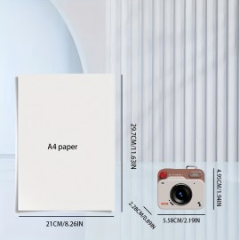 New CCD Camera Retro Mini Small Digital Camera Campus Camera Photo And Video Recording HD Pixel Without/With 32G Memory Card Two Options - Multicolor - 1pc, Self-Portrait, Photo And Video Recording Support, The Perfect Gift For Family, Teachers And Those Who Will Cherish It