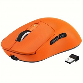 ATTACK SHARK X3 Lightweight Wireless Gaming Mouse With Tri-Mode 2.4G/USB-C Wired/BT, Up To 26K DPI, PAW3395 Optical Sensor, Kailh GM8.0 Switch, 5 Programmable Buttons For PC/Laptop/Win/Mac