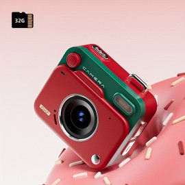 New CCD Camera Retro Mini Small Digital Camera Campus Camera Photo And Video Recording HD Pixel Without/With 32G Memory Card Two Options - Multicolor - 1pc, Self-Portrait, Photo And Video Recording Support, The Perfect Gift For Family, Teachers And Those Who Will Cherish It