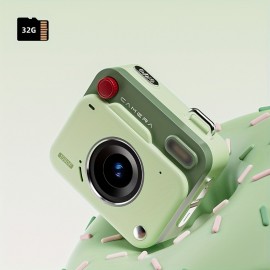New CCD Camera Retro Mini Small Digital Camera Campus Camera Photo And Video Recording HD Pixel Without/With 32G Memory Card Two Options - Multicolor - 1pc, Self-Portrait, Photo And Video Recording Support, The Perfect Gift For Family, Teachers And Those Who Will Cherish It