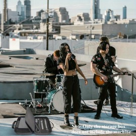 Wireless Microphone for TONOR, Shure, Bietrun, ALPOWL Two Microphone System - Large EVA Foam Storage Box with Carrying Handle, Fits Different Sizes of Microphones, Receiver, Audio Cable & Power (Box Only), Microphone Storage