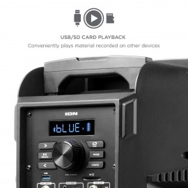 Used･Very GoodION Audio Power Glow 300 Rechargeable Bluetooth Speaker System with LED Party Lights