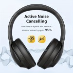 [Picun ANC Headphones] Picun Active Noise Cancelling Headphones | 100 Hours Playtime Wireless Over Ear Headphone for Travel, Home, Office with ENC